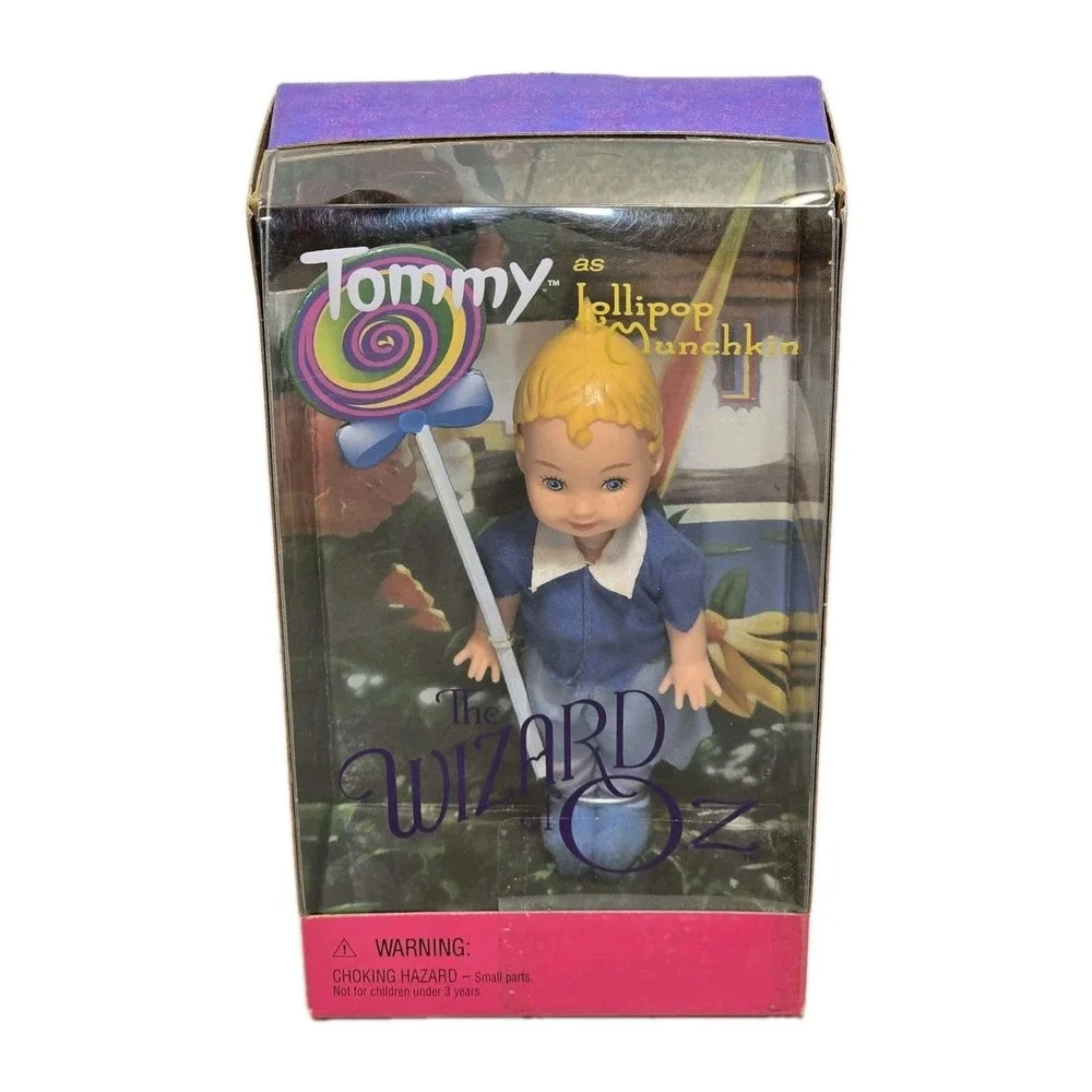 1999 Mattel Tommy Doll Lollipop Munchkin Wizard of Oz NRFB New in Box Vintage